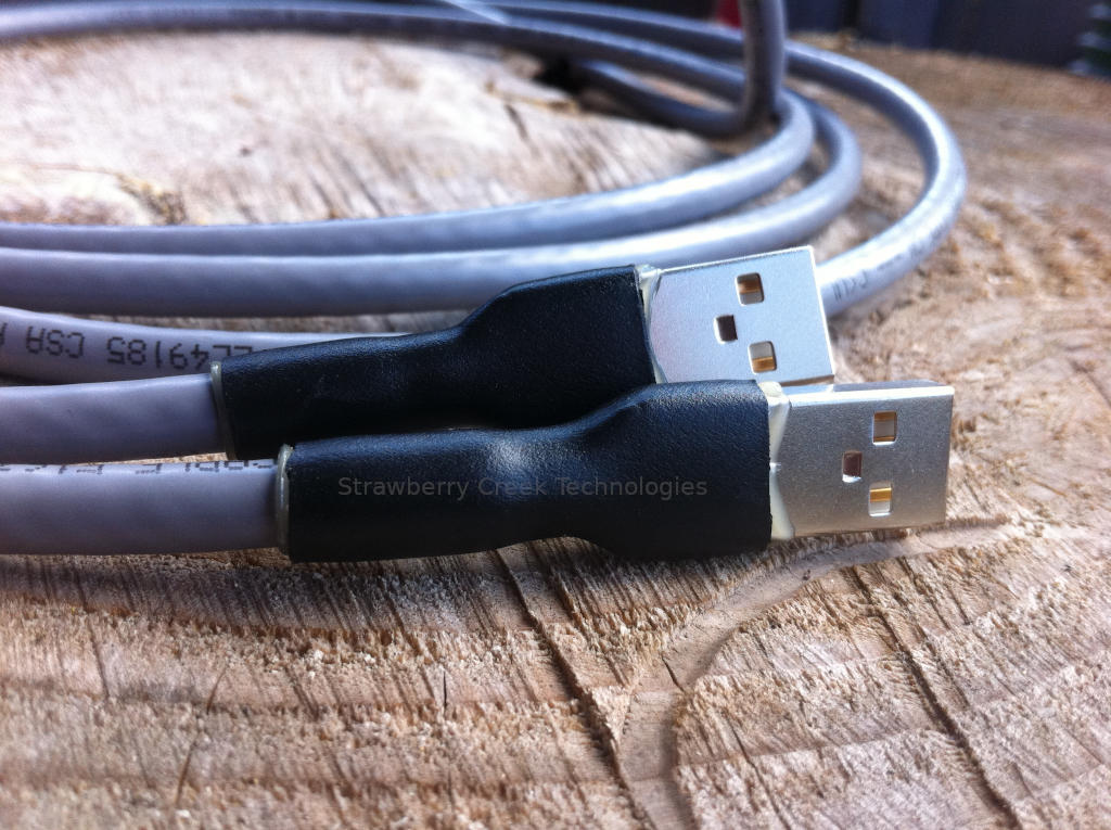 15′ Industrial USB Flex Cable Male to Male USB 2.0 Type A